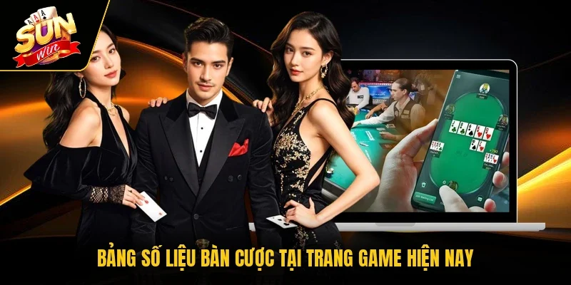 Bảng số liệu bàn cược tại trang game hiện nay