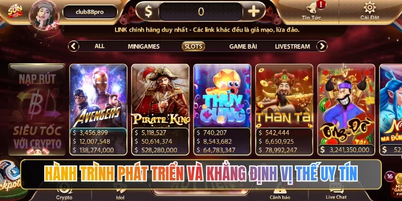 Hành trình phát triển và khẳng định vị thế uy tín của SUNWIN