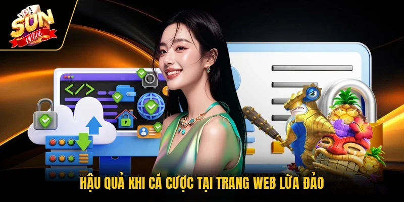 Hậu quả khi cá cược tại trang web lừa đảo